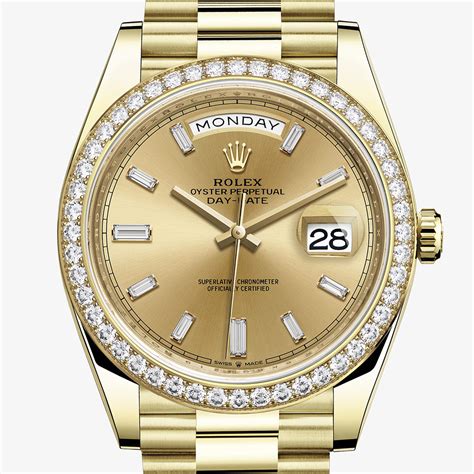 diamond rolex 40mm|rolex 40mm day date price.